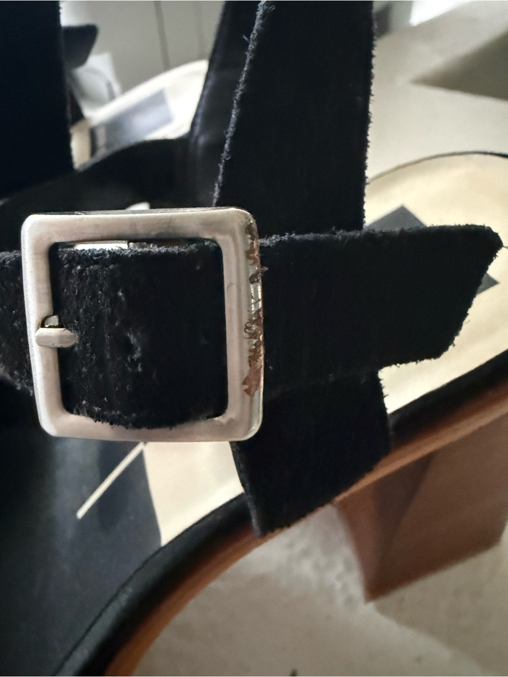 Dolce Vita Aubrey Heels Black Suede - Picture 4 of 6